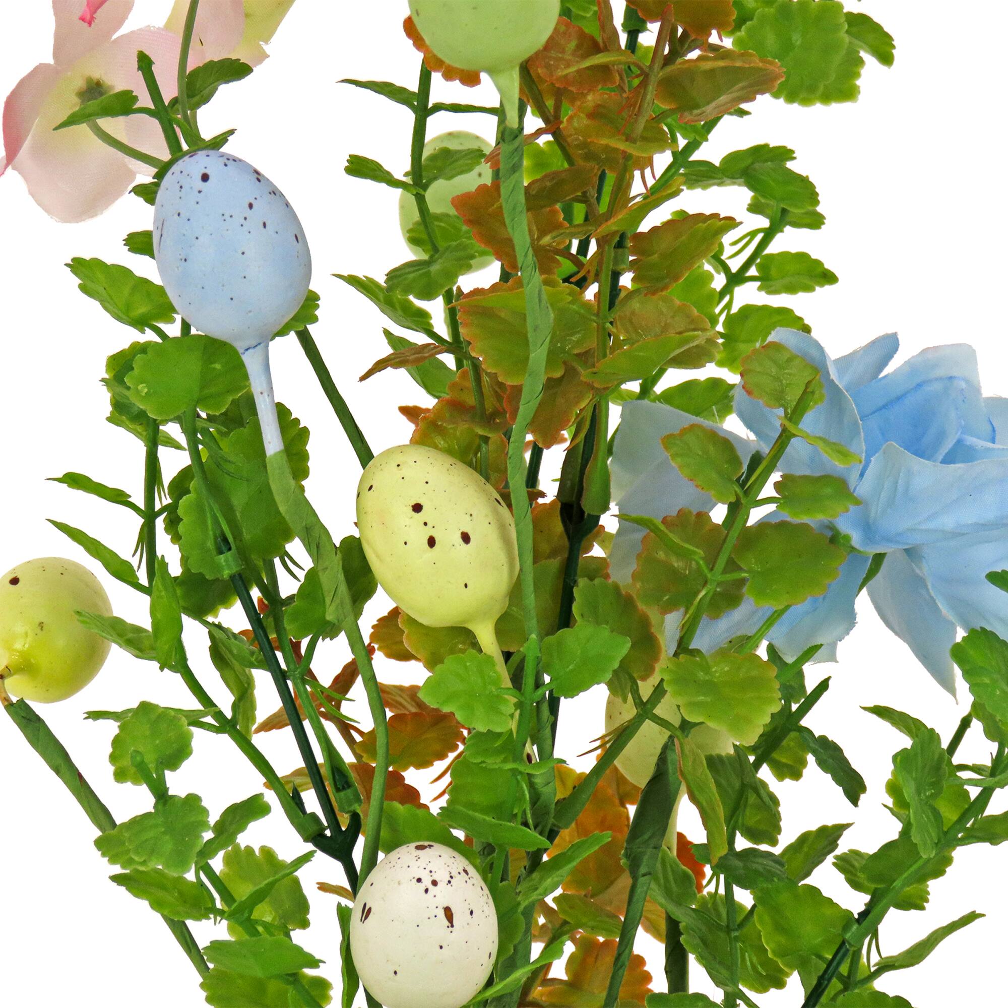 24" Egg Decorated Easter Tree Accent